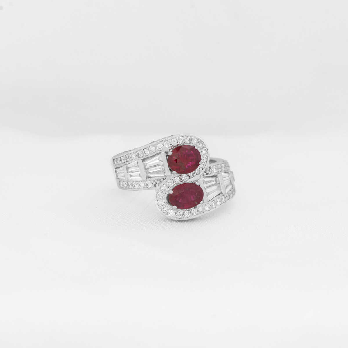 Red Ruby Diamond Ring