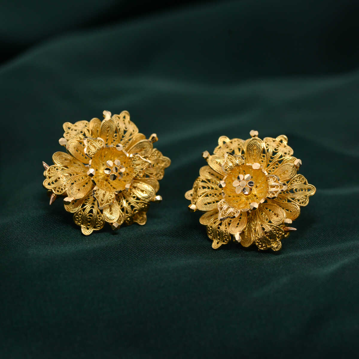 Yellow Gold Earrings