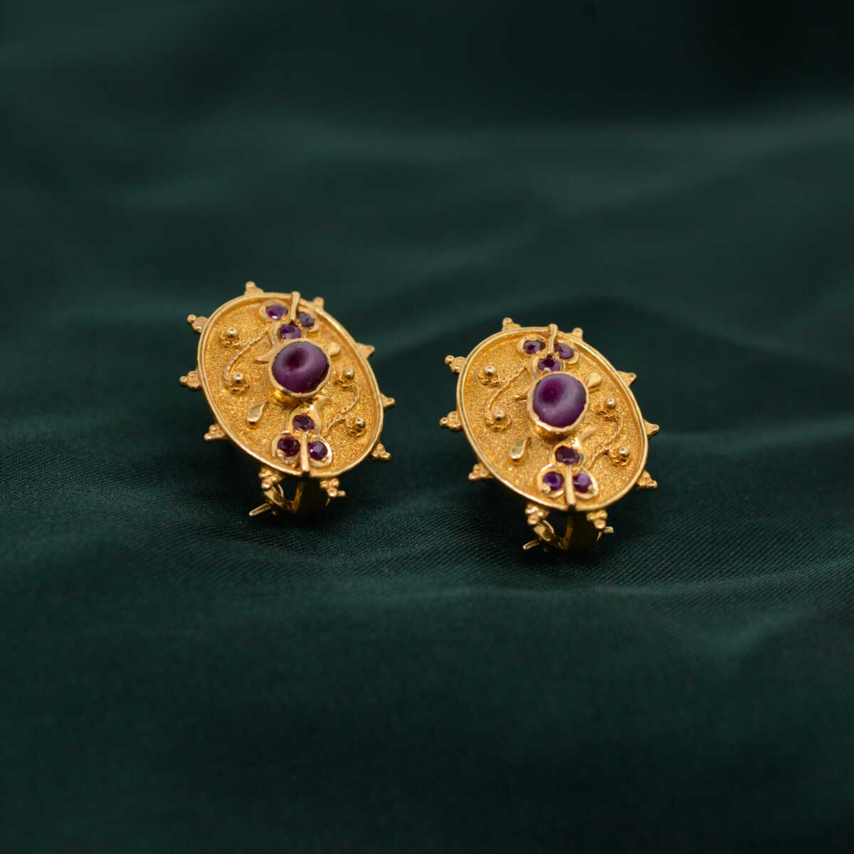 Yellow Gold Earrings