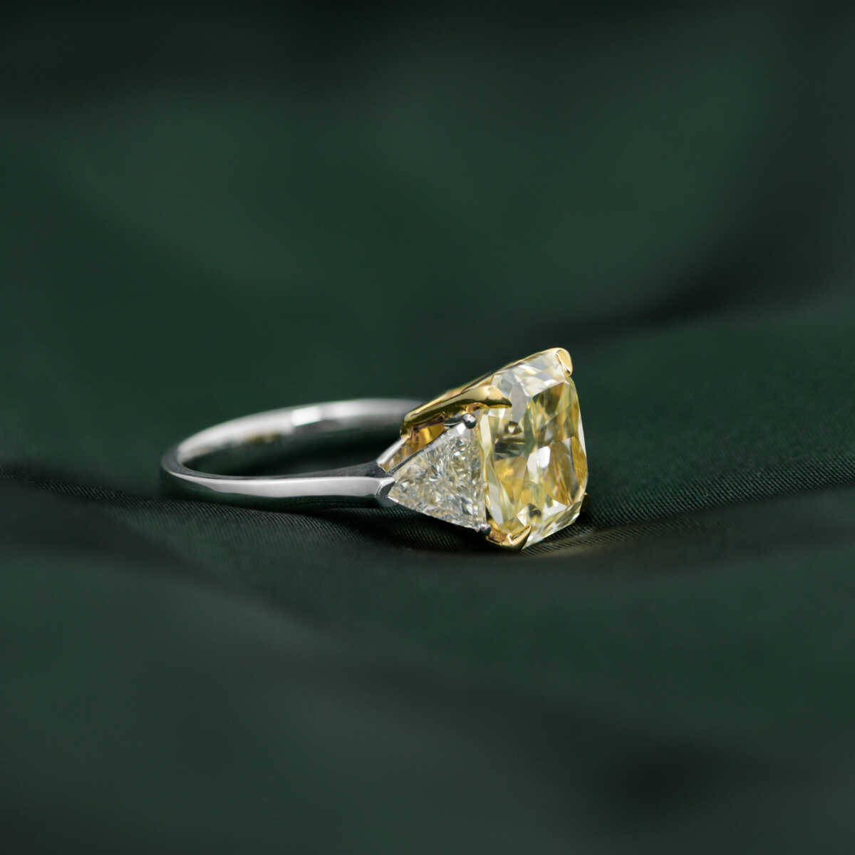 Fancy Yellow Diamond Ring